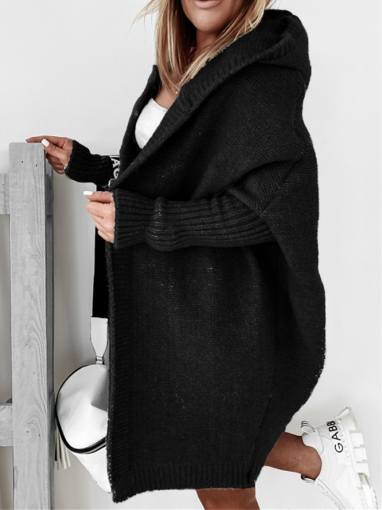 SERENA CASHMERE HOODED CARDIGAN