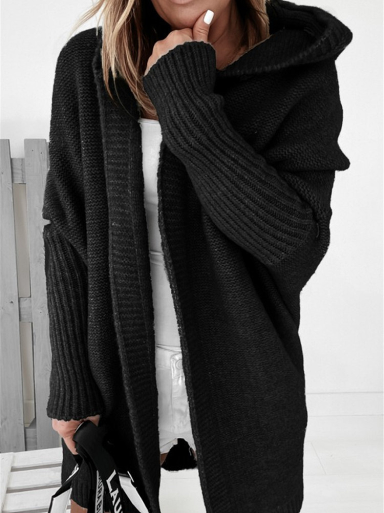 SERENA CASHMERE HOODED CARDIGAN