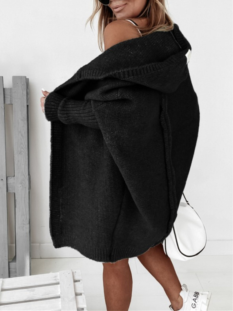 SERENA CASHMERE HOODED CARDIGAN