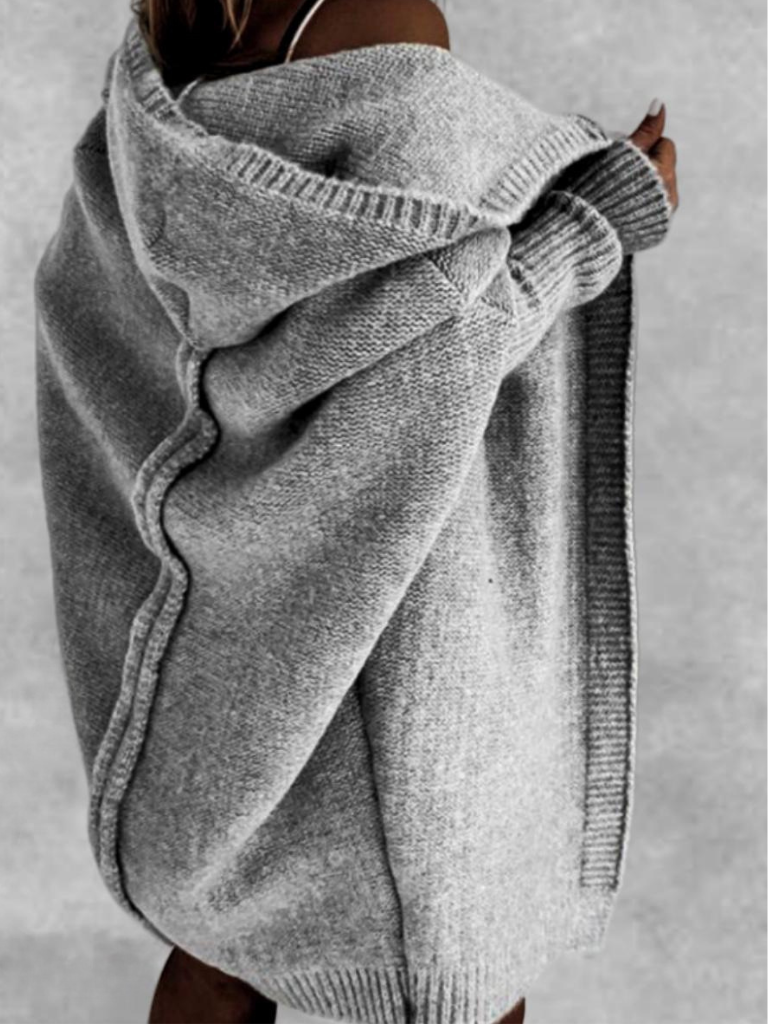 SERENA CASHMERE HOODED CARDIGAN