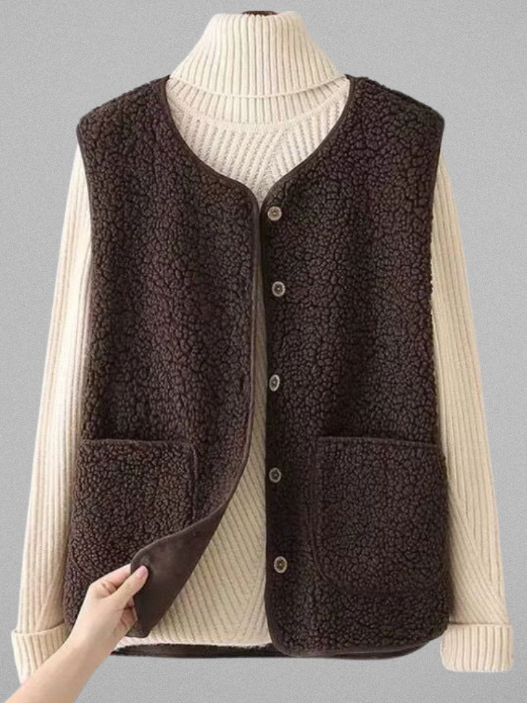 EVELYN COZY KNIT VEST