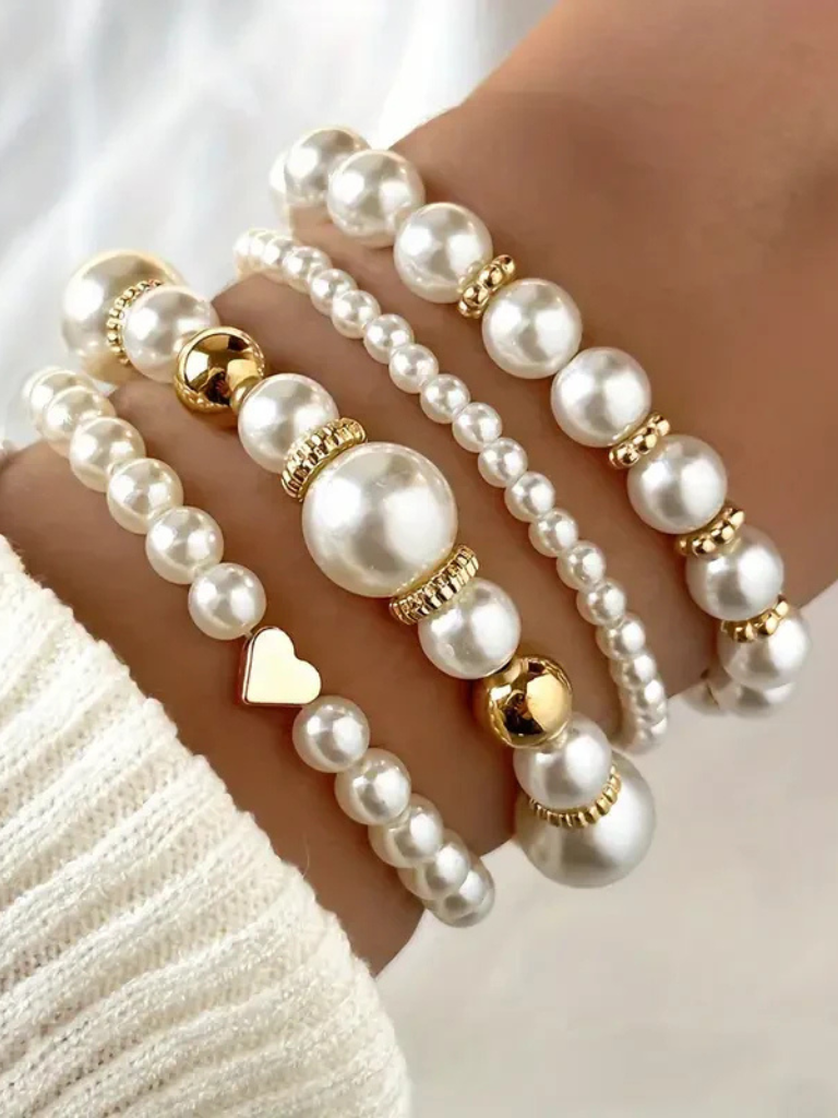 AMAR PEARL BRACELET DUO