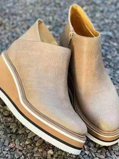 HARPER WEDGE ANKLE BOOTS