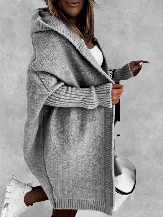SERENA CASHMERE HOODED CARDIGAN