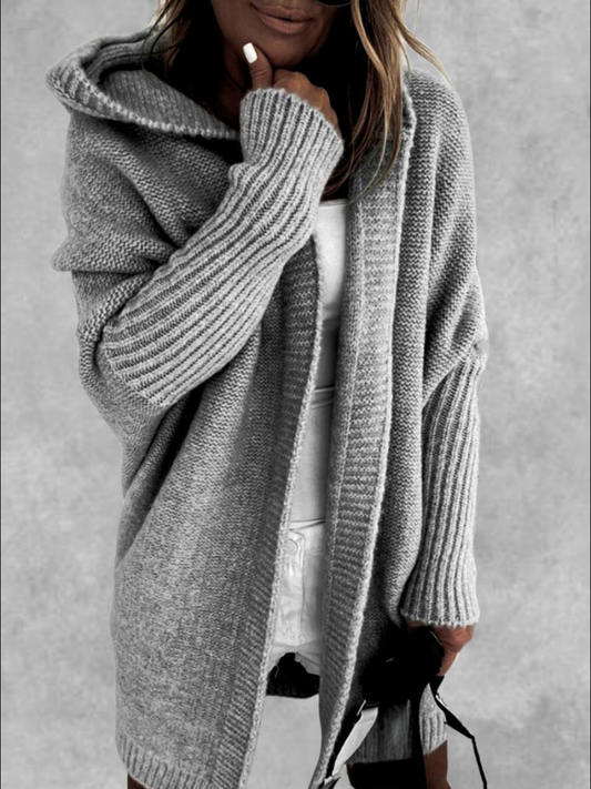 SERENA CASHMERE HOODED CARDIGAN