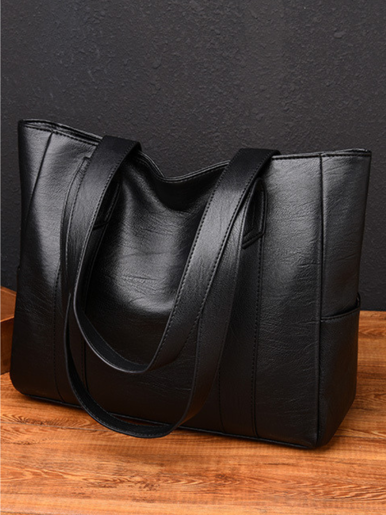 PEGGY STRUCTURED PU TOTE