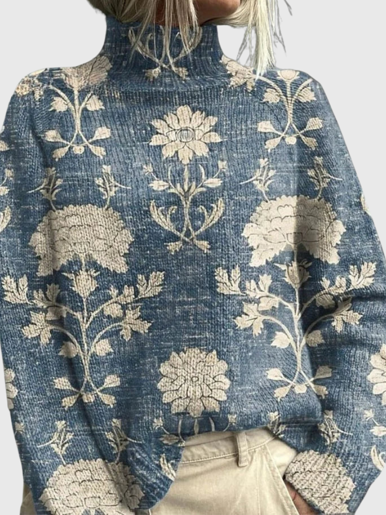 CAELIN KNITTED TURTLENECK SWEATER