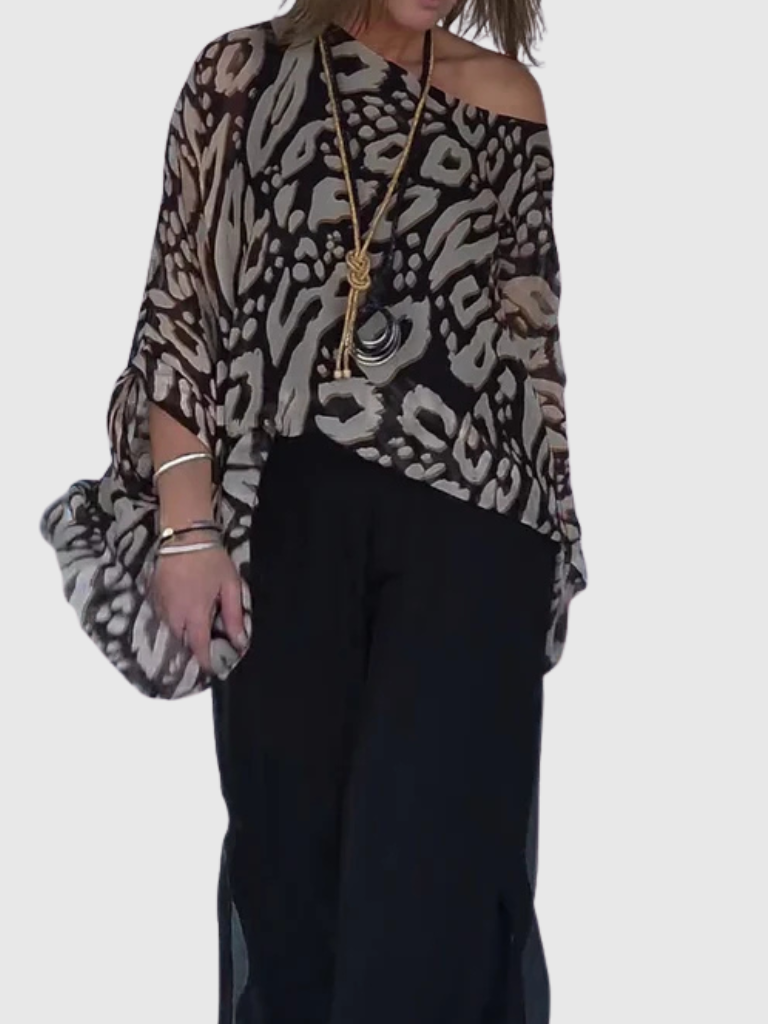 CELINA COLD SHOULDER BLOUSE