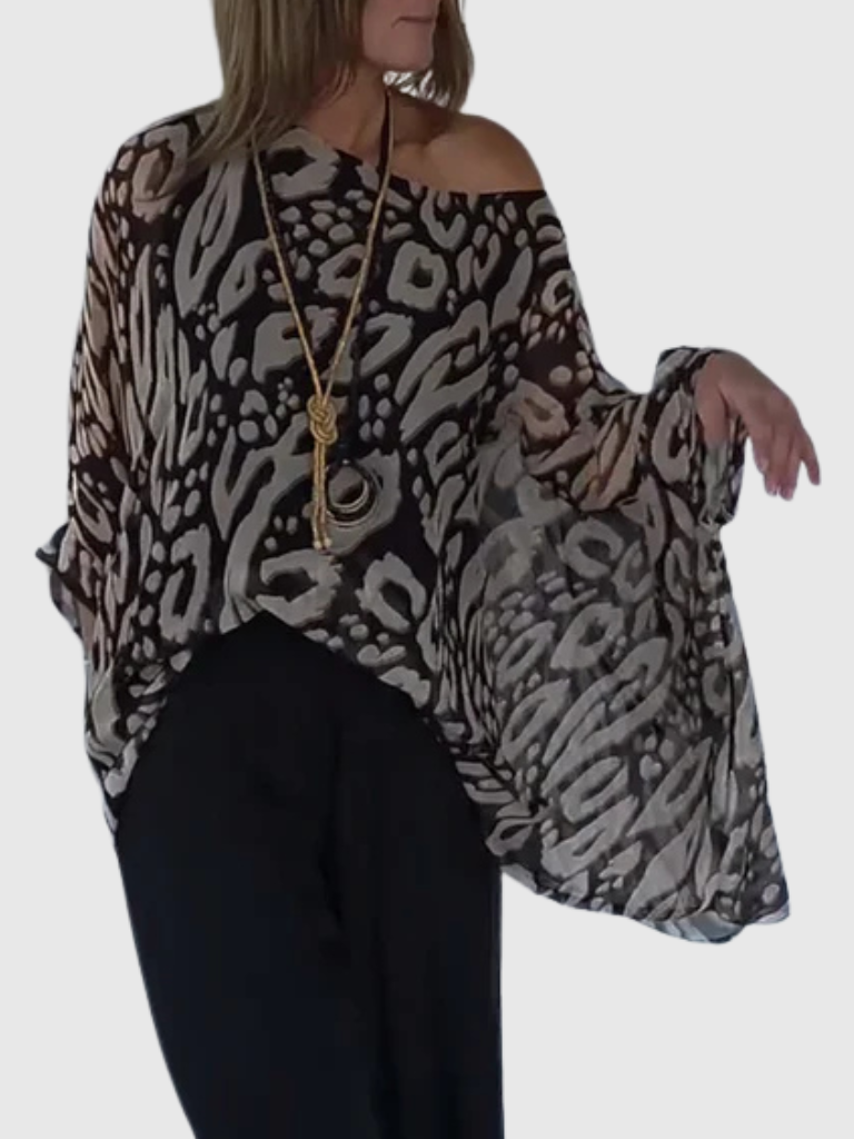 CELINA COLD SHOULDER BLOUSE