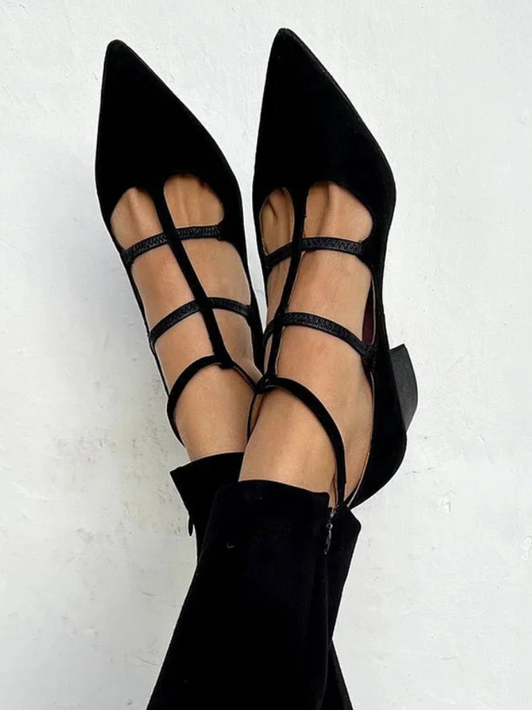 LIORA CRISS-CROSS HEELS