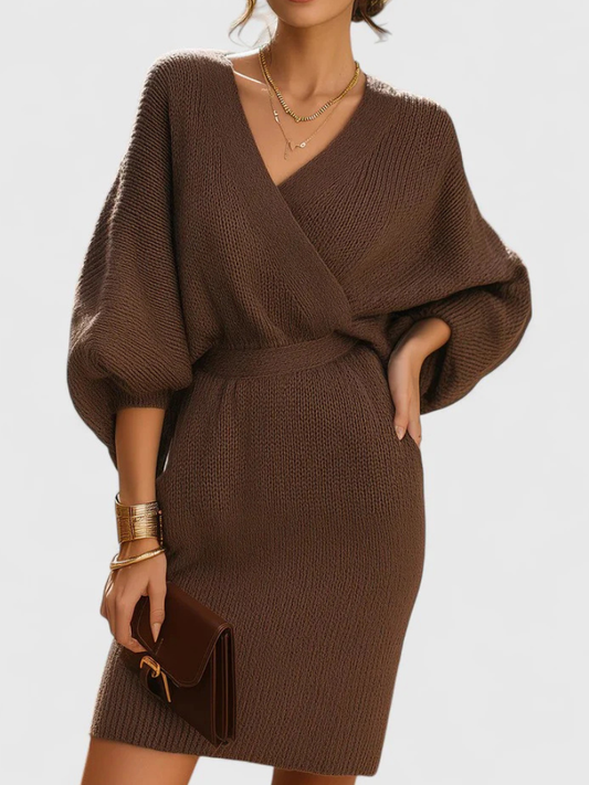 BIANCA ELEGANT WRAP DRESS