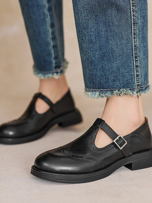 LARA VINTAGE MARY JANE FLATS