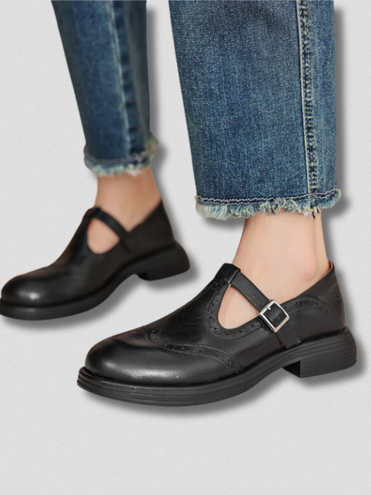 LARA VINTAGE MARY JANE FLATS