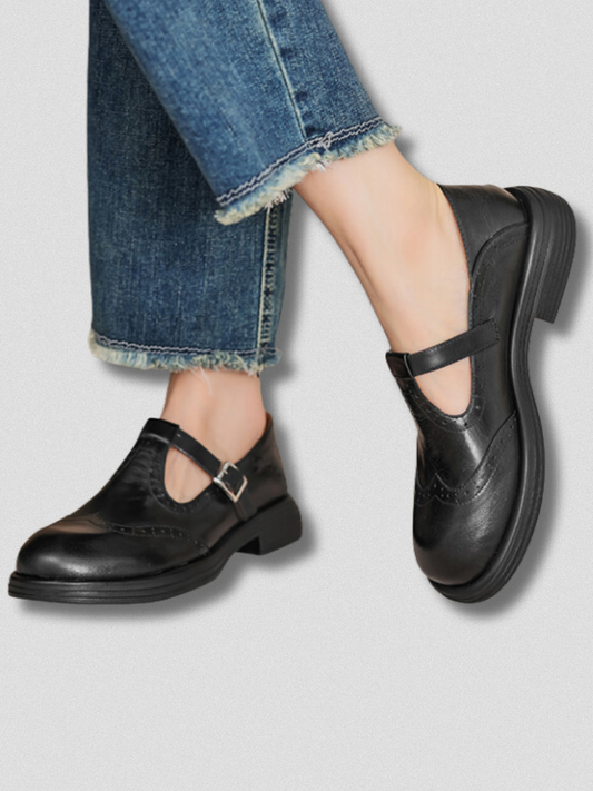 LARA VINTAGE MARY JANE FLATS