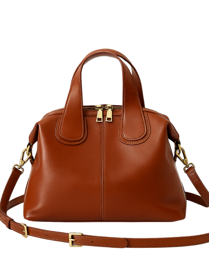 LISA LEATHER TOTE BAG