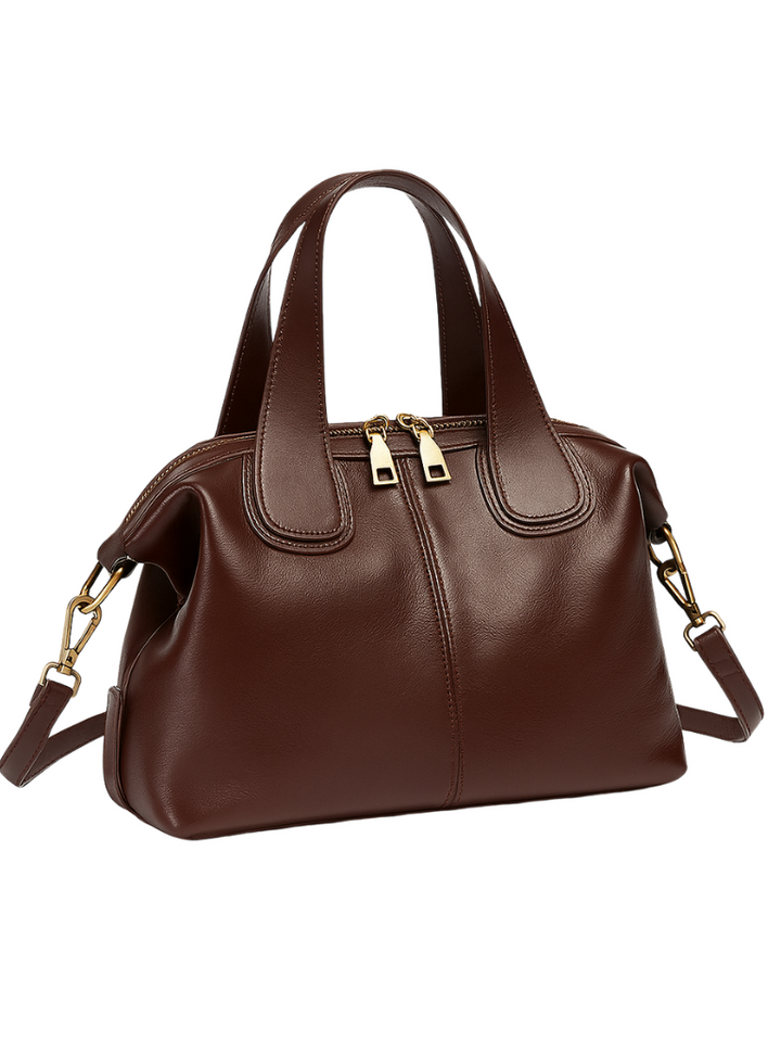LISA LEATHER TOTE BAG