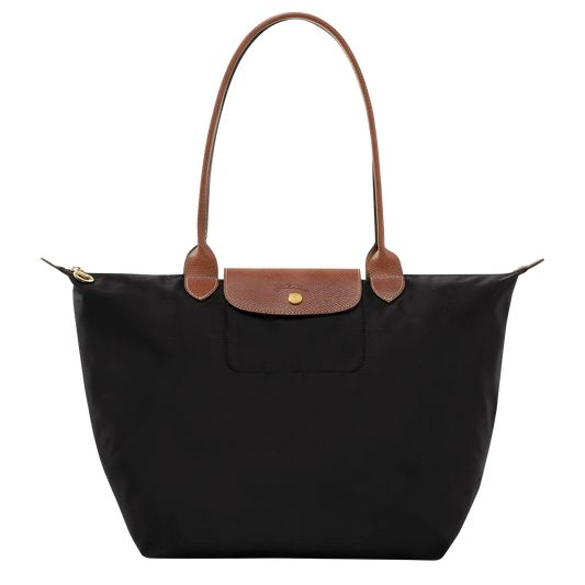 THE PARISIAN FOLD TOTE LARGE BLACK