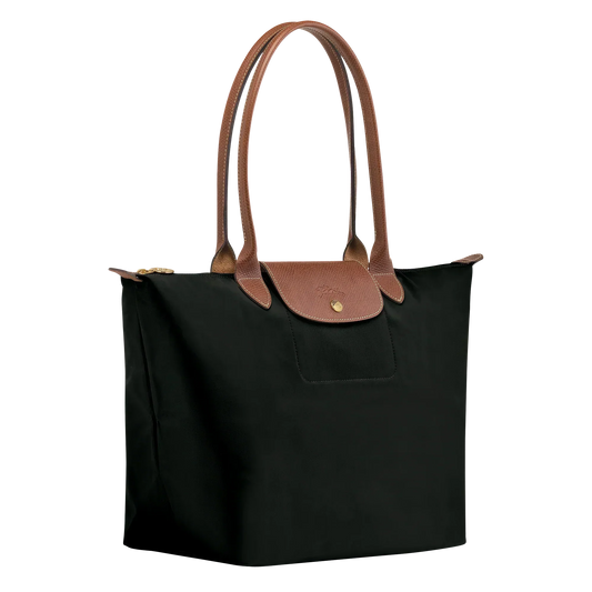 THE PARISIAN FOLD TOTE LARGE BLACK