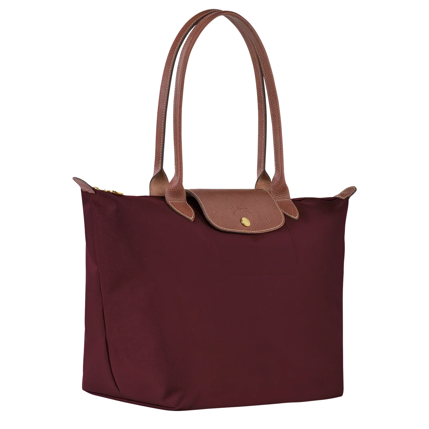 THE PARISIAN FOLD TOTE LARGE BURGUNDY