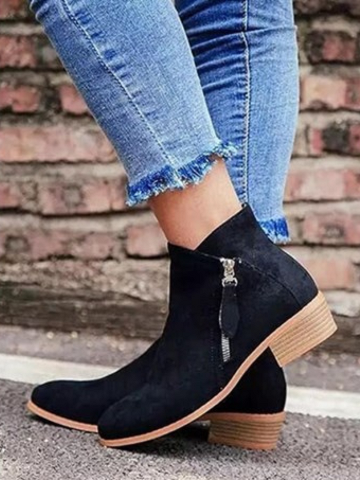 VERA ANKLE SUEDE BOOTS