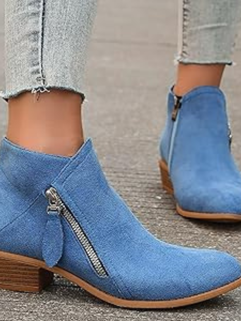 VERA ANKLE SUEDE BOOTS