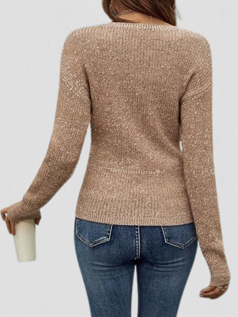 LISETTE SOFT DRAPE V-NECK