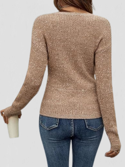 LISETTE SOFT DRAPE V-NECK