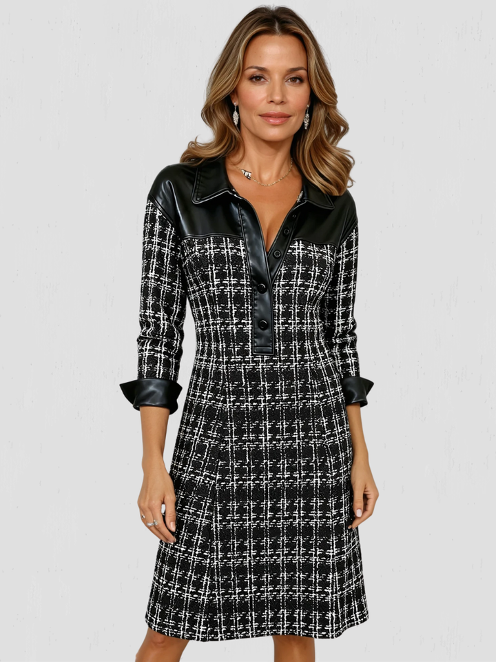 ABBEY TEXTURED MIDI DRESS