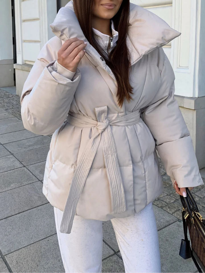 ANNA BELTED PUFFER COAT