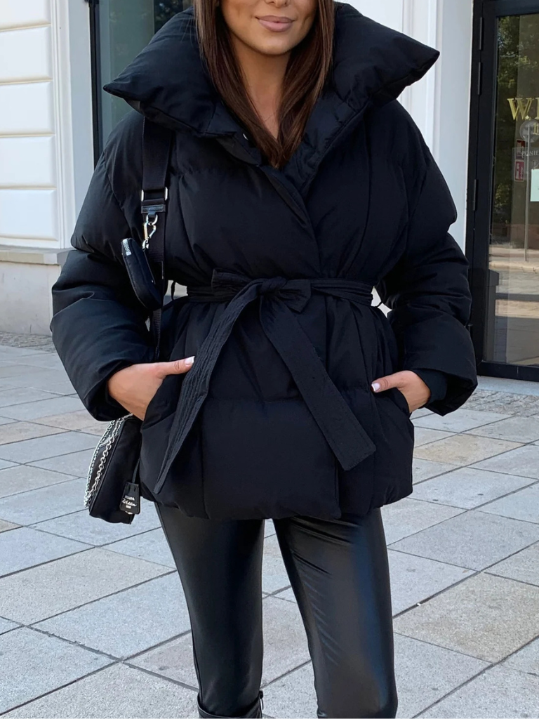 ANNA BELTED PUFFER COAT