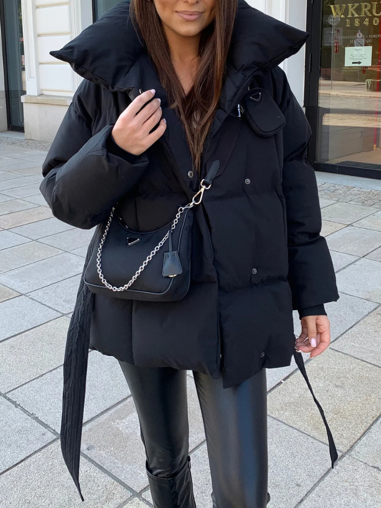 ANNA BELTED PUFFER COAT