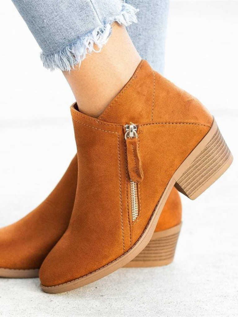 VERA ANKLE SUEDE BOOTS