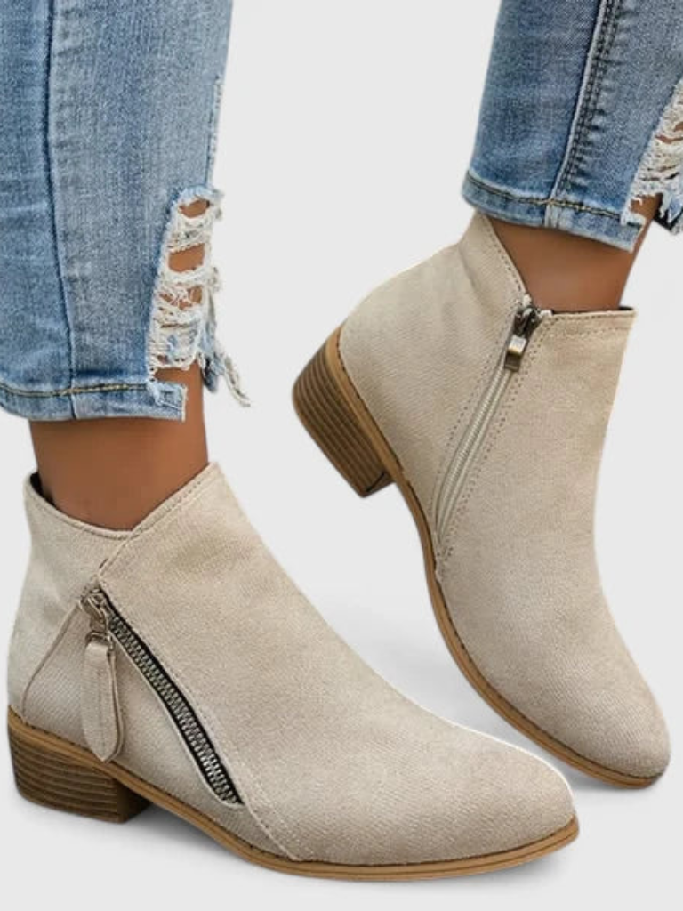 VERA ANKLE SUEDE BOOTS