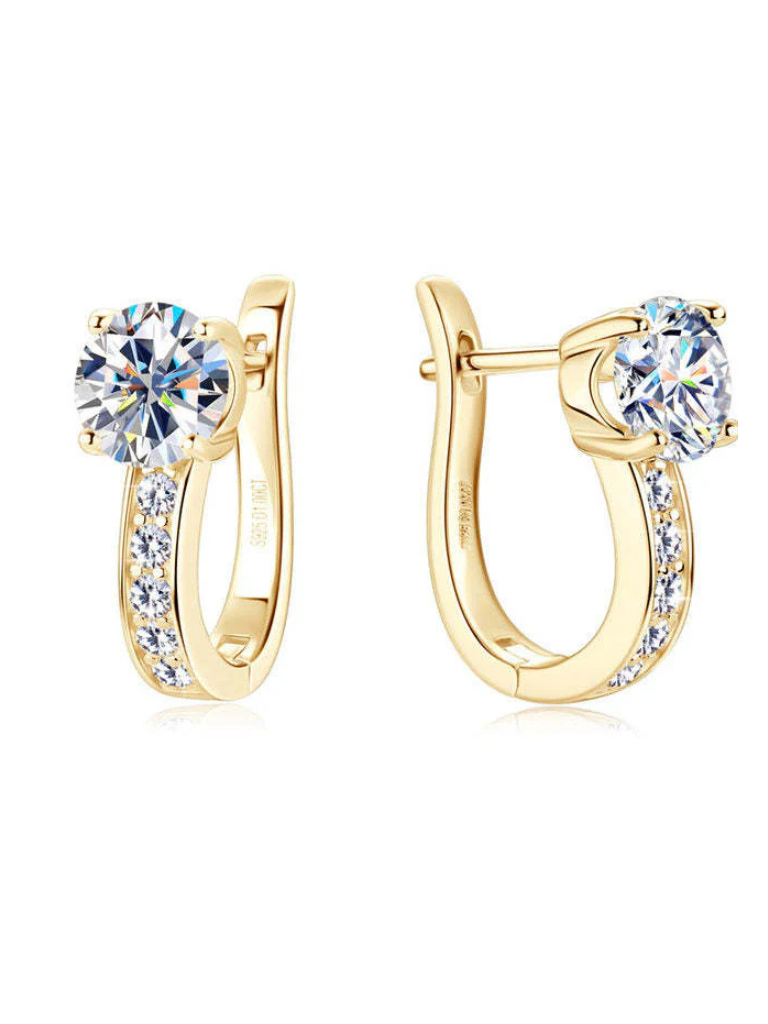 LORI SPARKLING GOLD HOOPS