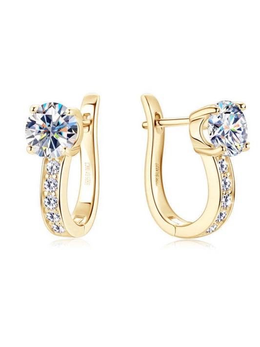 LORI SPARKLING GOLD HOOPS