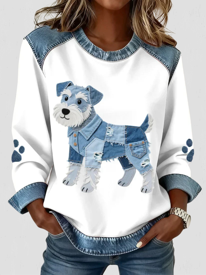 PAWFECT DENIM PUP SWEATER
