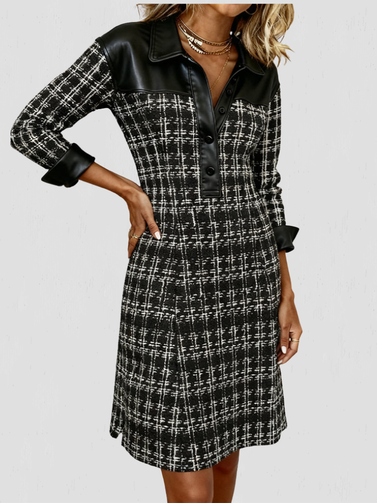 ABBEY TEXTURED MIDI DRESS