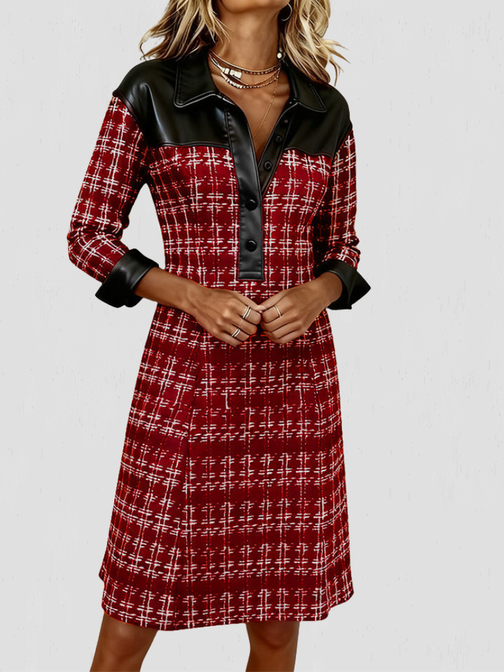 ABBEY TEXTURED MIDI DRESS