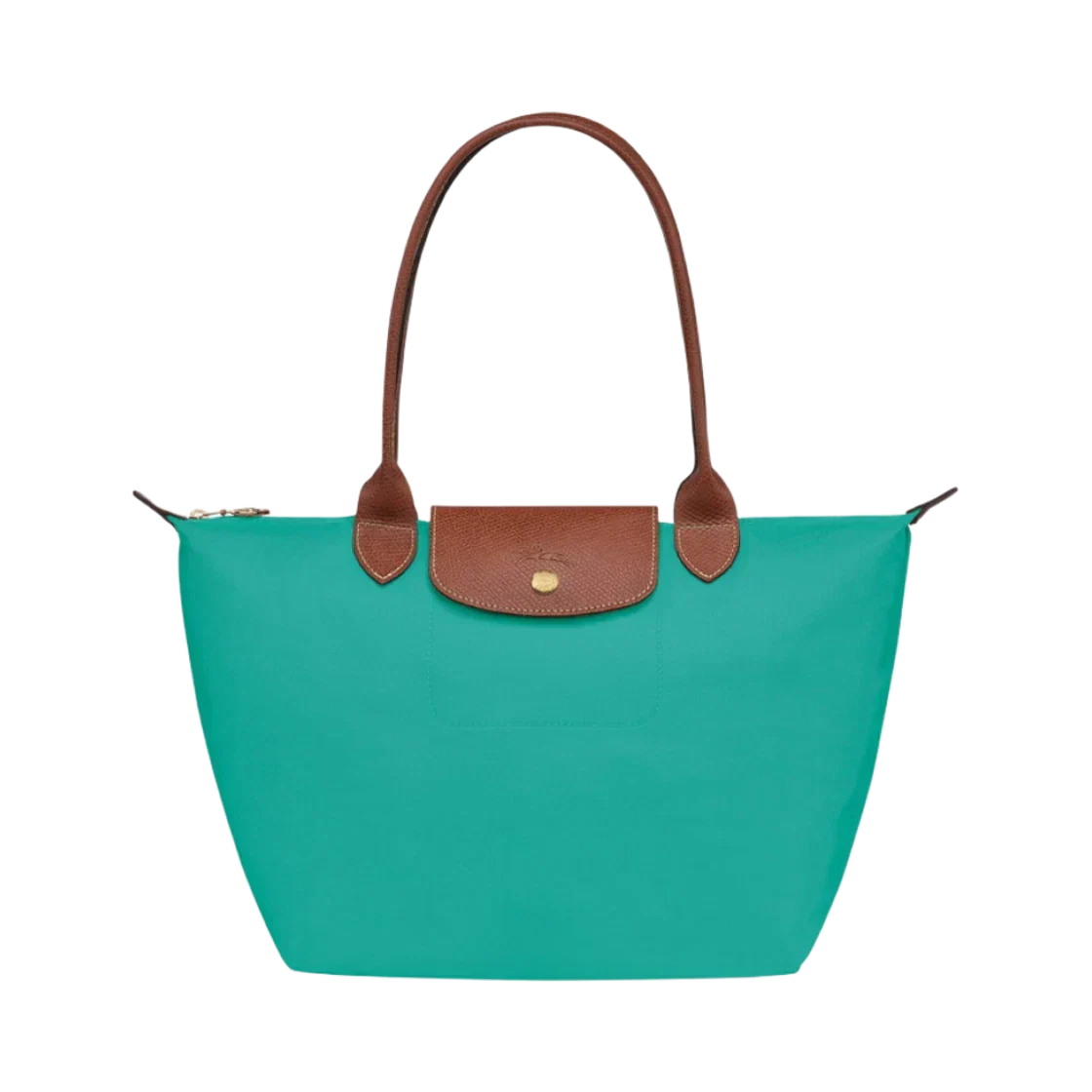 THE PARISIEN FOLD TOTE LARGE TURQUOISE